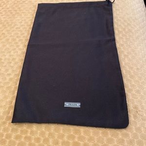 Prada satin dust bag